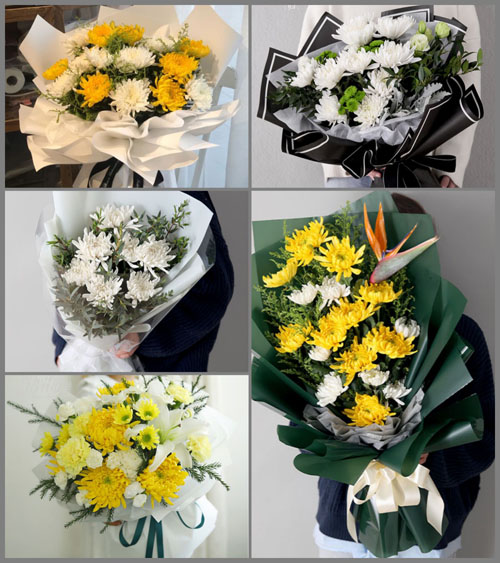北京怀柔区桥梓镇红林村白事花束代送